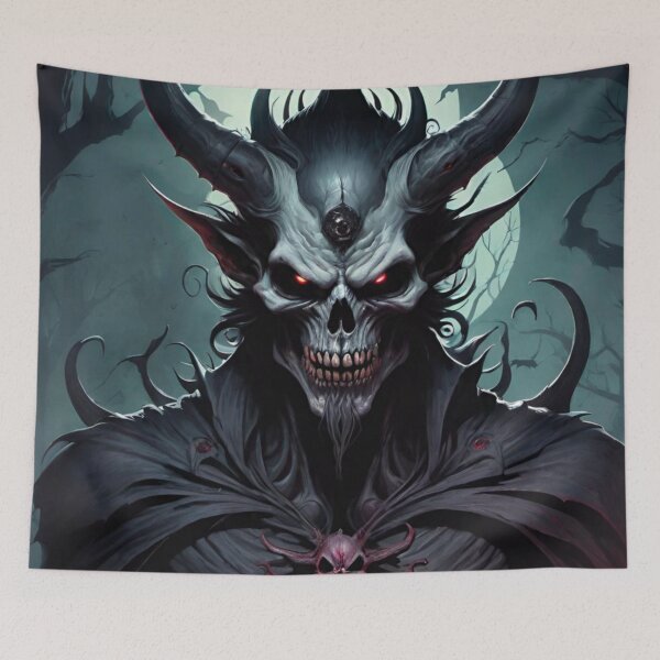 Item preview, Halloween’s Fiery Icon: The Devil Arrives designed and sold by GrizzlyCollective.