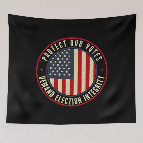 Item preview, Patriotic Protect Our Votes Election Integrity designed and sold by Maria Garcia.