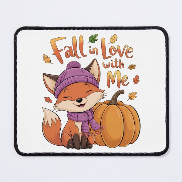 Item preview, Fall In Love With Me - Woodland cute fox designed and sold by Queen of Whimsy.