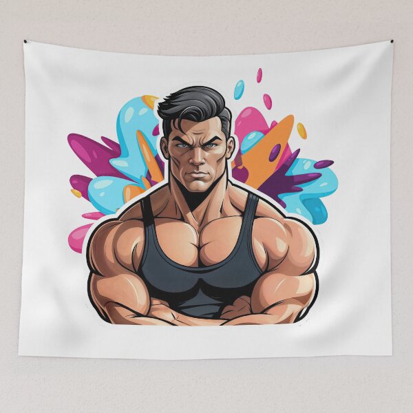 Item preview, New Series: Bodybuilder Sticker #57 designed and sold by ForeverPrintsOK.