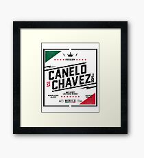 Canelo vs. Chavez Jr. Framed Print
