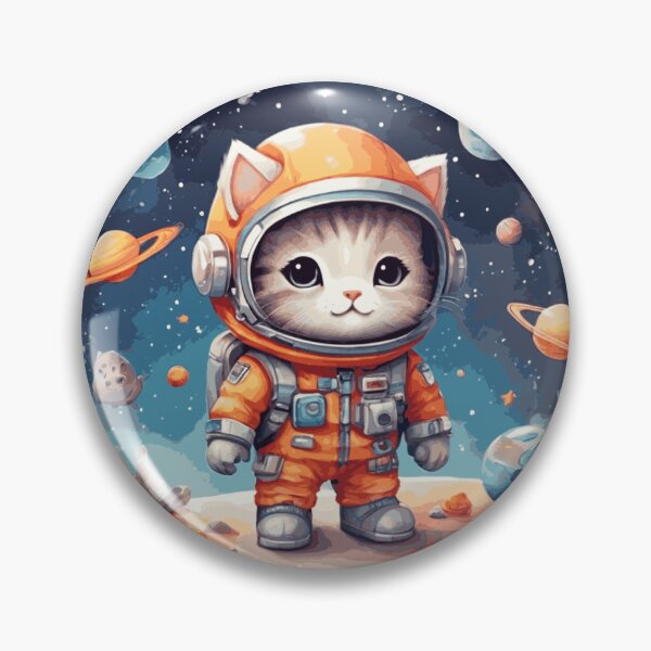 Item preview, Astronaut Kitten designed and sold by Pawsandco.