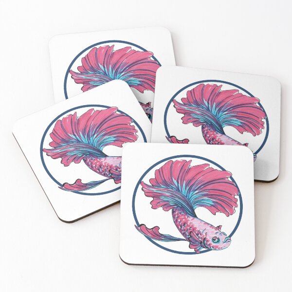 Item preview, Vibrant Veil Tail Betta Fish designed and sold by Natasha  Lay.