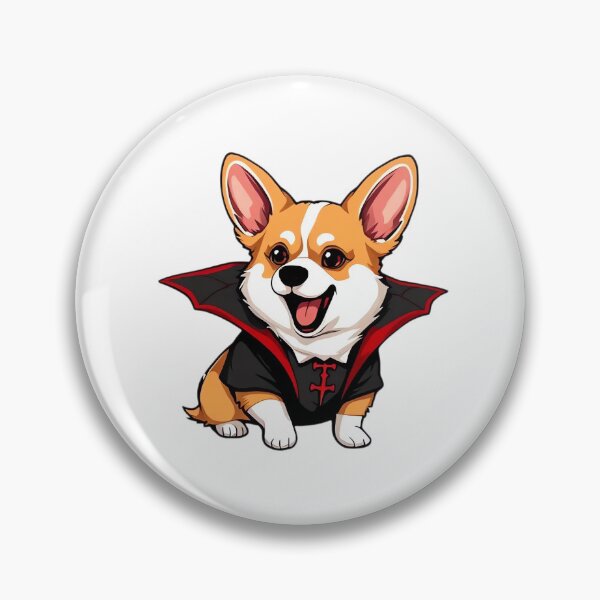Item preview, Dracula Corgi in Cape designed and sold by EpicPaws.