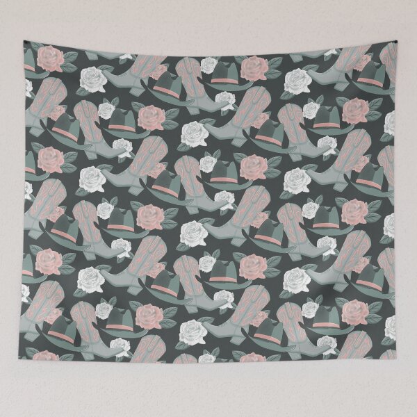 Item preview, Country Western Cowgirl Pattern designed and sold by Quick Brown Fox Canada.