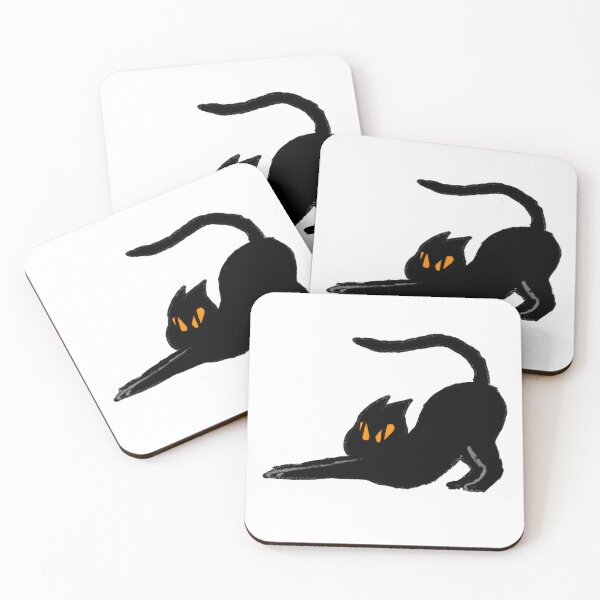 Item preview, Black Cat Stretching  designed and sold by rileyamoss.
