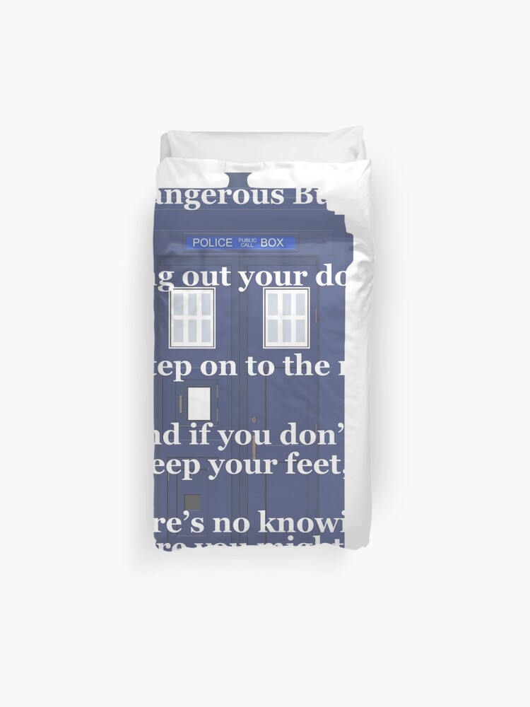 Dr Who Duvet Cover By Magelet88 Redbubble