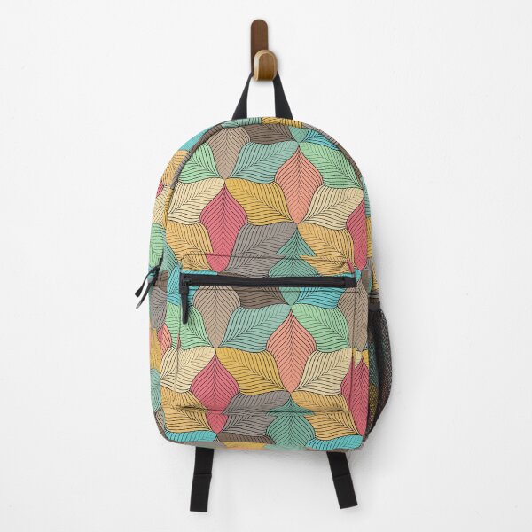 Item preview, Abstract Leaf Pattern in Soft Pastel Colors - Nature-Inspired Design designed and sold by sirenandscript.