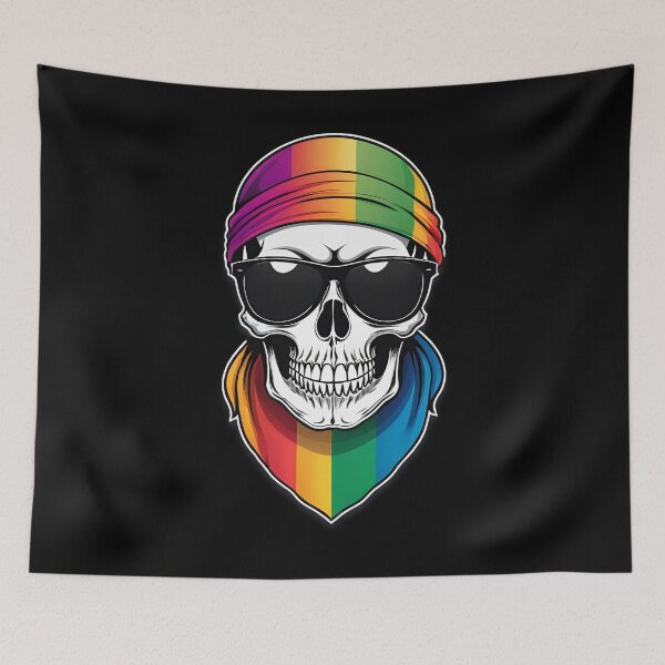 Item preview, Rainbow Skull designed and sold by Alexander Butler.
