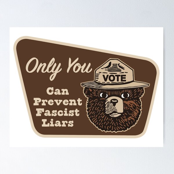Artikelvorschau, VOTE - Only You Can Prevent Fascist Liars entworfen und verkauft von Thelittlelord.