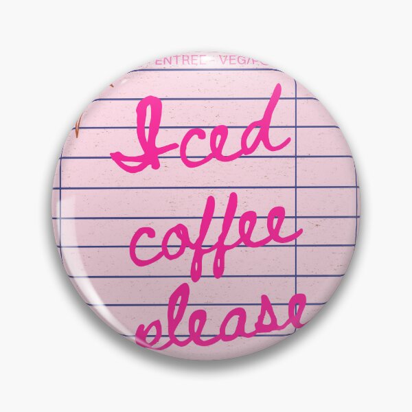 Item preview, Iced Coffee Please - Pink Vintage Aesthetiv designed and sold by bowsbotanicals.