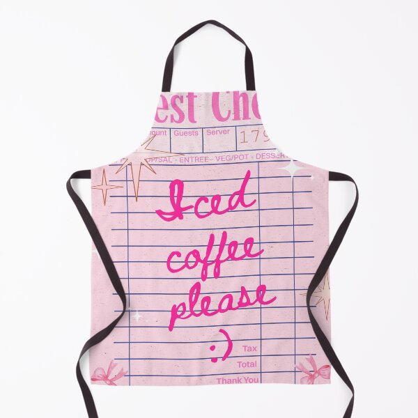 Item preview, Iced Coffee Please - Pink Vintage Aesthetiv designed and sold by bowsbotanicals.