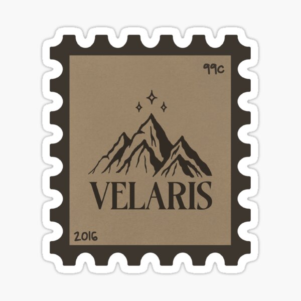Item preview, Velaris Stamp - A Court of Thorns and Roses designed and sold by VeritaDoodles.