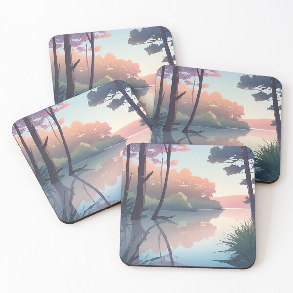 Item preview, river with trees  designed and sold by Comfymuffin.