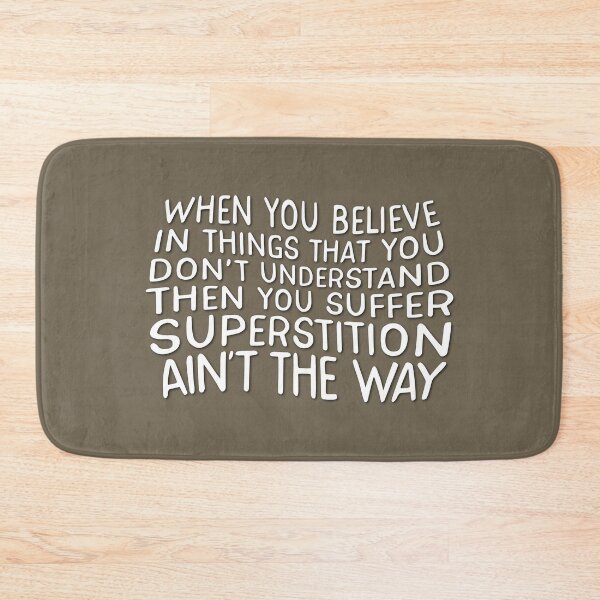 Item preview, Superstition aint the way (white) designed and sold by didijuca.