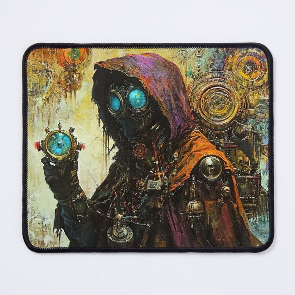 Item preview, Cybermystic Monk in Steampunk Marketplace designed and sold by Venon28.