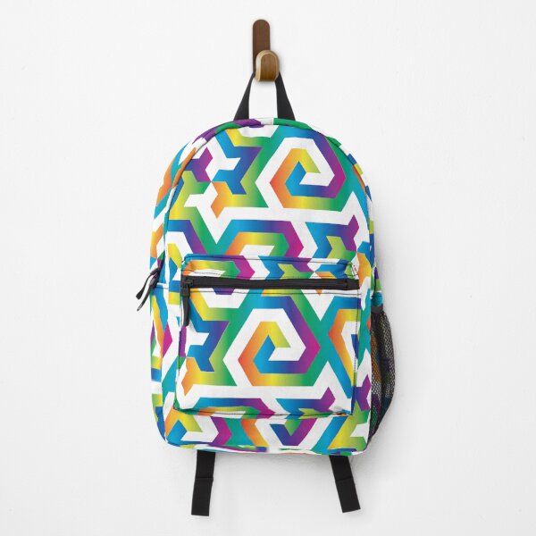 Item preview, Rainbow Trefoil Surfing Stars designed and sold by made-with-maths.