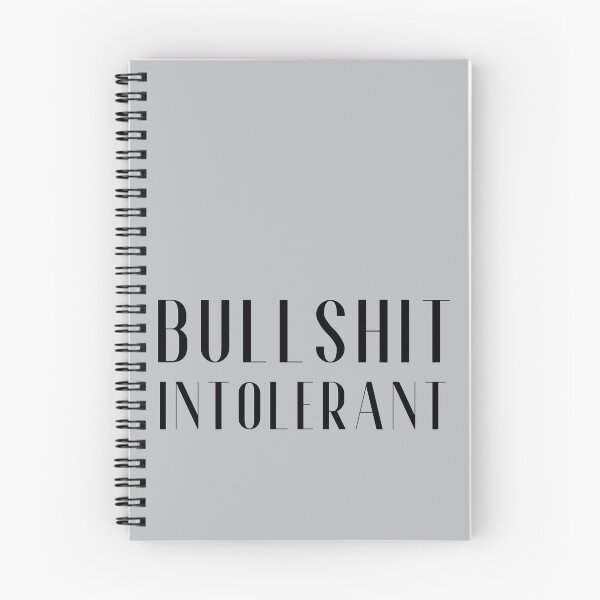 Item preview, Bullshit Intolerant designed and sold by FuryHive.