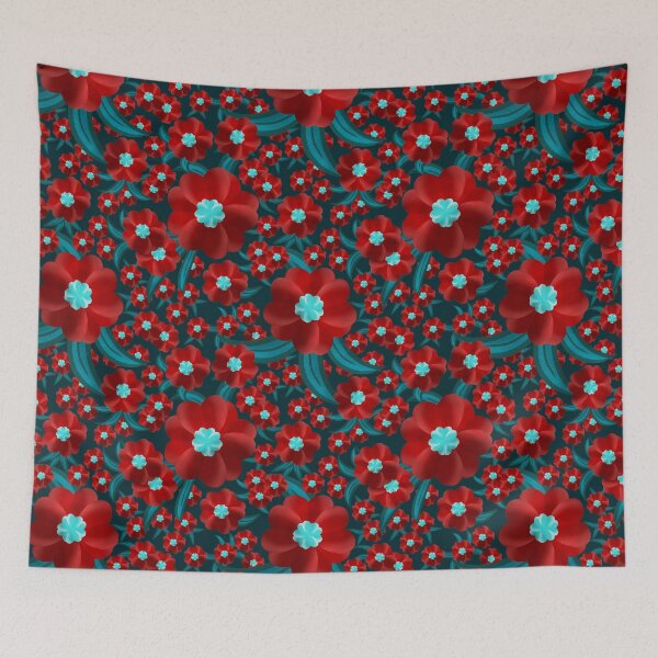 Item preview, Papercut flowers in Red designed and sold by CelCorDesigns.