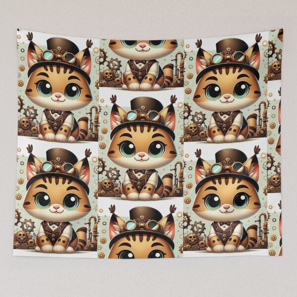 Item preview, Steampunk Caracal designed and sold by Sillytoe.