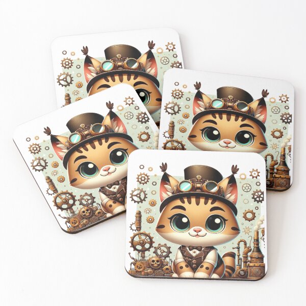 Item preview, Steampunk Caracal designed and sold by Sillytoe.