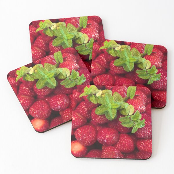 Item preview, Strawberries and Mint designed and sold by QuietCheer.
