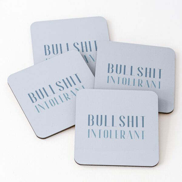 Item preview, Bullshit Intolerant designed and sold by FuryHive.