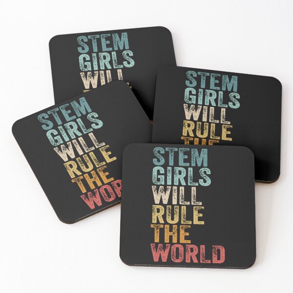 Item preview, Stem Girls Will Rule The World - Women In Science designed and sold by ScienceCorner.