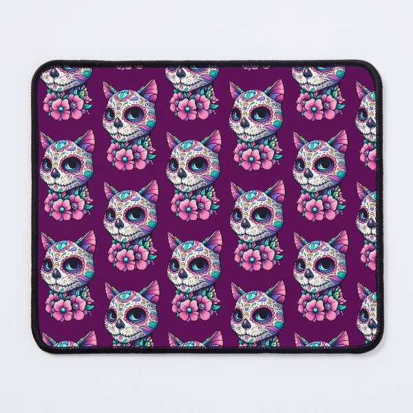 Item preview, Floral Feline Dia de los Muertos designed and sold by Nostalgia Busters.