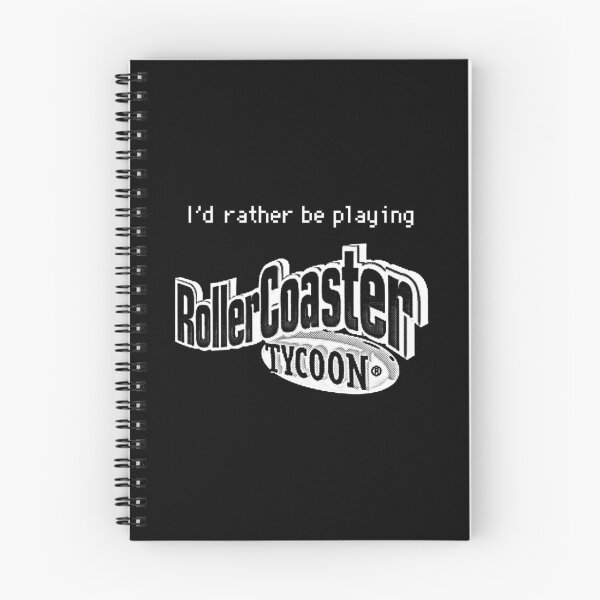 Item preview, I’d rather be playing Roller Coaster Tycoon designed and sold by Cuttintees.