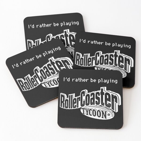 Item preview, I’d rather be playing Roller Coaster Tycoon designed and sold by Cuttintees.