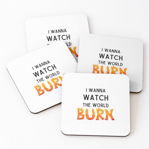Item preview, watch the world burn  designed and sold by cici-at-theatre.