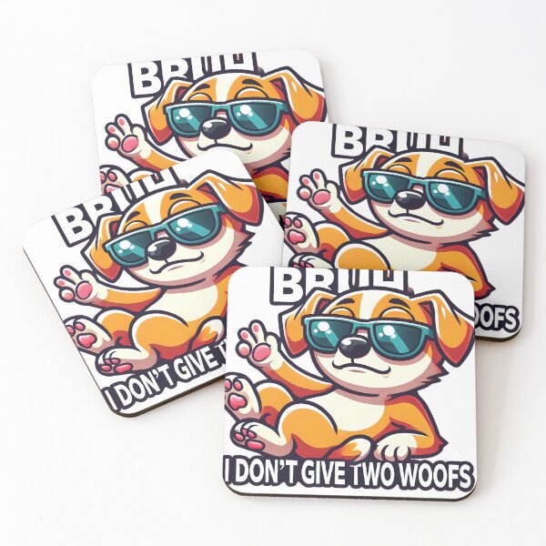 Item preview, Bruh, I Don’t Give Two Woofs – Hilarious Dog Attitude designed and sold by ArtfullyJua.