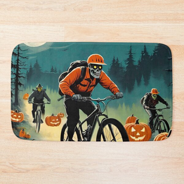 Item preview, Skeleton Shreds the Trails on MTB Ride designed and sold by GrizzlyCollective.