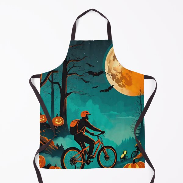 Item preview, Spooky Halloween MTB Ride Through Haunted Trails designed and sold by GrizzlyCollective.
