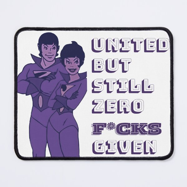 Item preview, United but zero fucks given : wonder twins funny saying for an essential t-shirt designed and sold by puurfectcat.