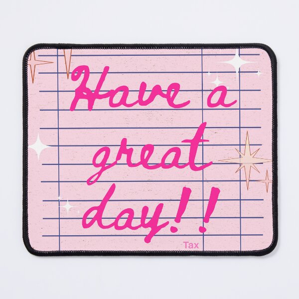 Item preview, Have a Great Day - pink aesthetic designed and sold by bowsbotanicals.