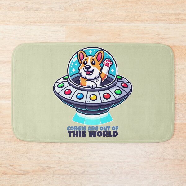 Item preview, Corgi in Ufo - Corgis are out of this World designed and sold by MaateoDesign.