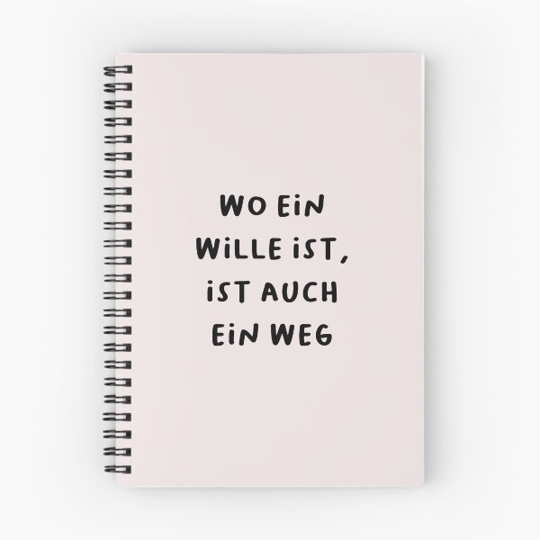 Item preview, "Wo ein Wille ist, ist auch ein Weg." (Where there's a will, there's a way.) | German Phrases | Minimalist Design designed and sold by RM-Journey.