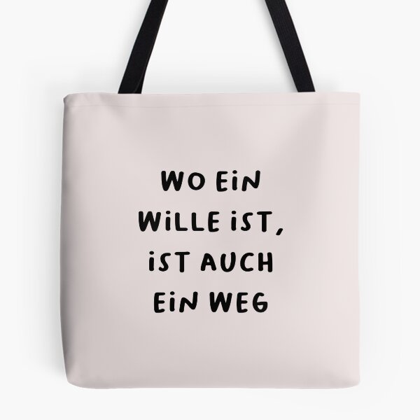 Item preview, "Wo ein Wille ist, ist auch ein Weg." (Where there's a will, there's a way.) | German Phrases | Minimalist Design designed and sold by RM-Journey.