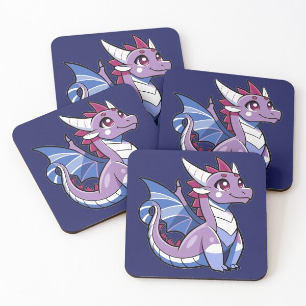Item preview, cute subtle bisexual pride dragon designed and sold by rlav123.