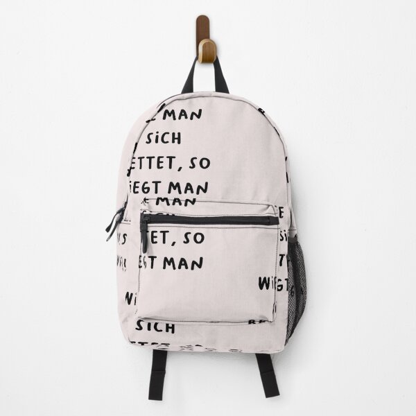 Item preview, "Wie man sich bettet, so liegt man." (As you make your bed, so you must lie in it.) | German Phrases | Minimalist Design designed and sold by RM-Journey.