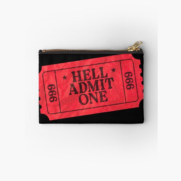 Item preview, Ticket to Hell designed and sold by TheBitterEnd.