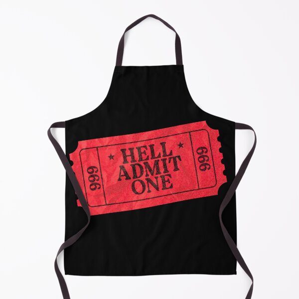 Item preview, Ticket to Hell designed and sold by TheBitterEnd.