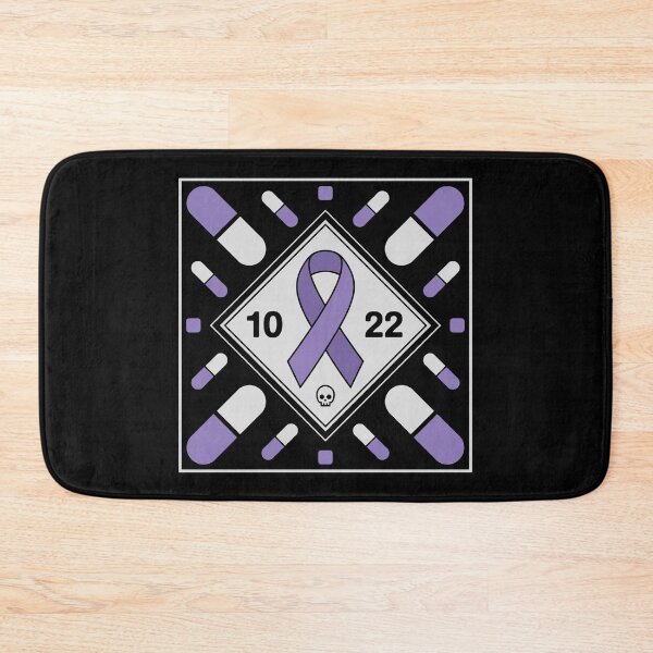 Item preview, Awareness Ribbon With Oct 22 Date - Fluoroquinolone Toxicity & Pills Graphic Tee designed and sold by BLZART.