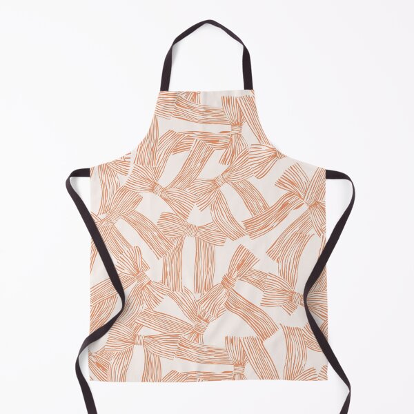 Item preview, Coquette striped bows - peach pattern designed and sold by marufemia.