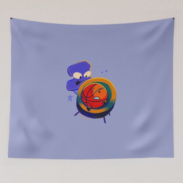 Item preview, One & Basketball TPOT designed and sold by MsBonnieArt.