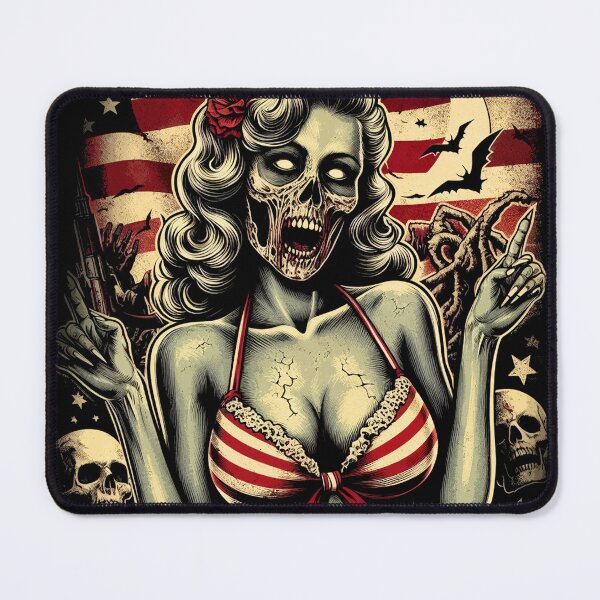 Item preview, American Zombie Girl designed and sold by PulpVintage.