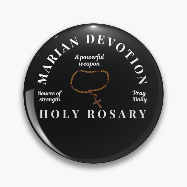 Item preview, "Holy Rosary: Pray Daily for Divine Strength" designed and sold by ComeToKnowMary.