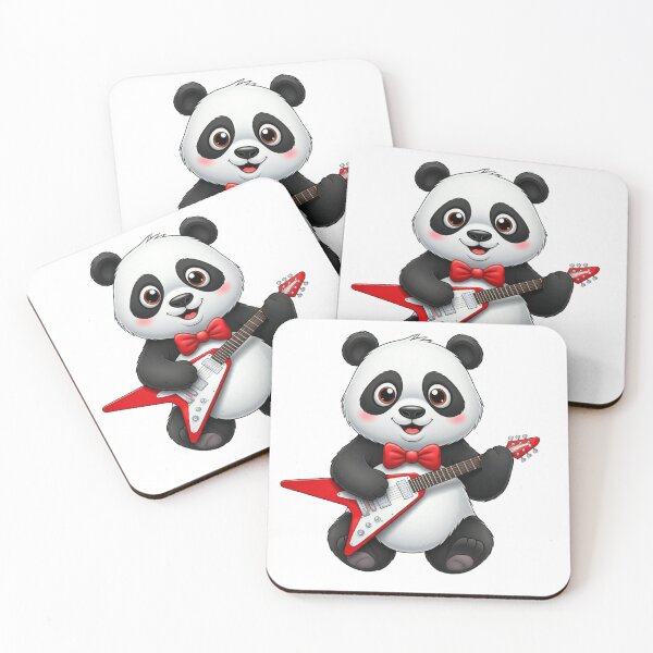 Item preview, Rock Panda Playing an Electric Guitar designed and sold by maritas22.